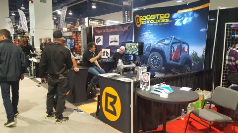 Our booth at SEMA 2016